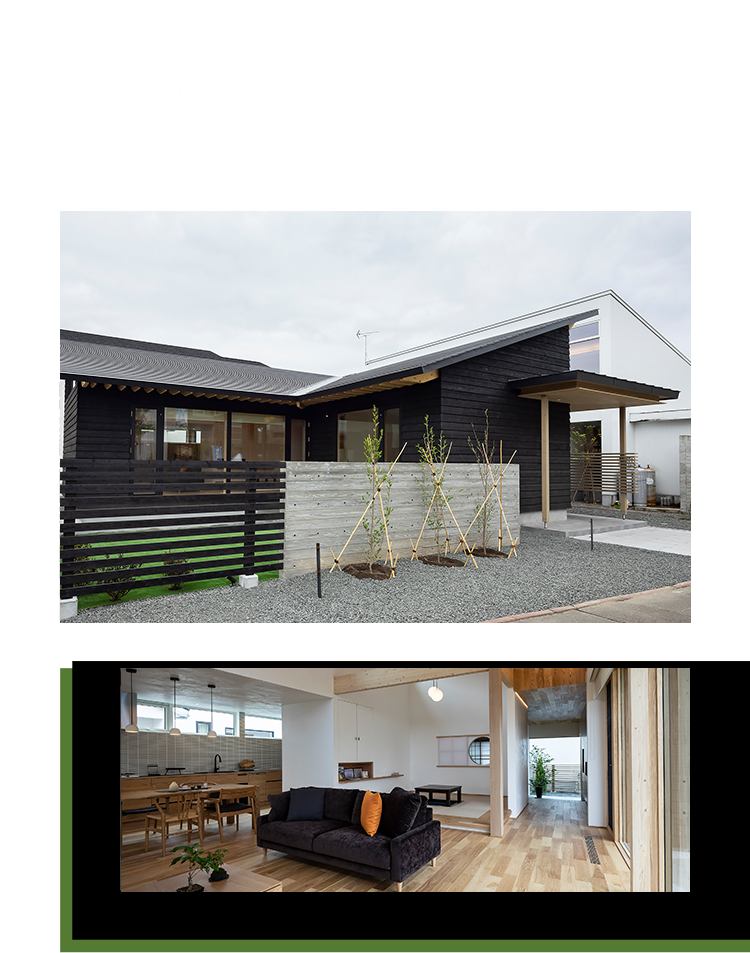 低価格でも高性能 フロアー全てが床暖房の暖かい平屋 平屋企画住宅 J-EINS