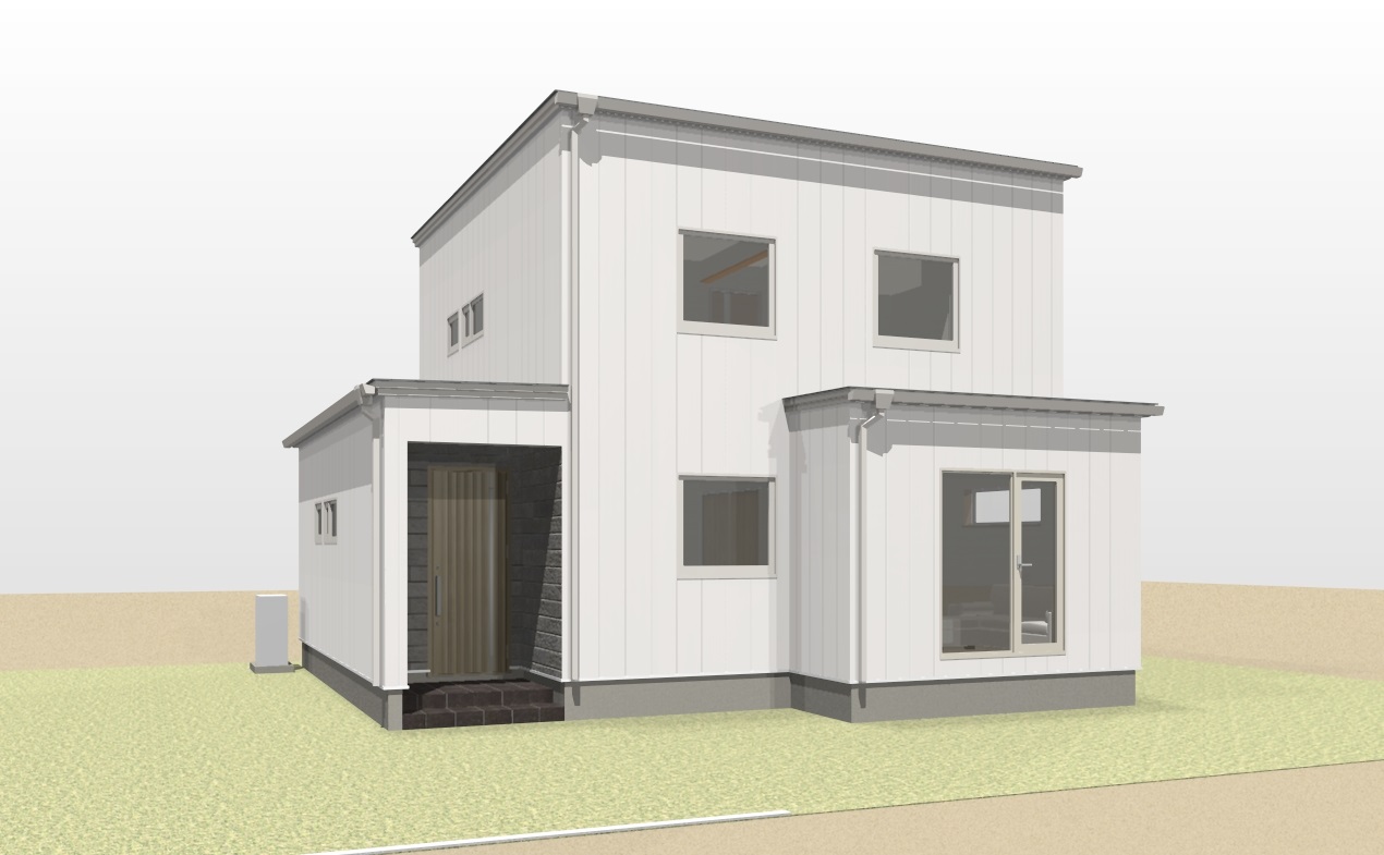 千歳市　K様邸『広々リビング、奥行きのある玄関ホール、空間にこだわりました』