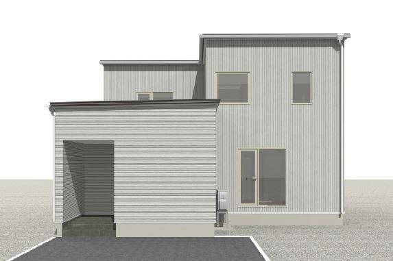 江別市Ｉ様邸『北海道への移住へ向けてご新築！現在のログハウスから、ご新築は漆喰のお家へ！ゆったりした階段と大きな吹き抜けがリビングをより広く魅せてくれます！』